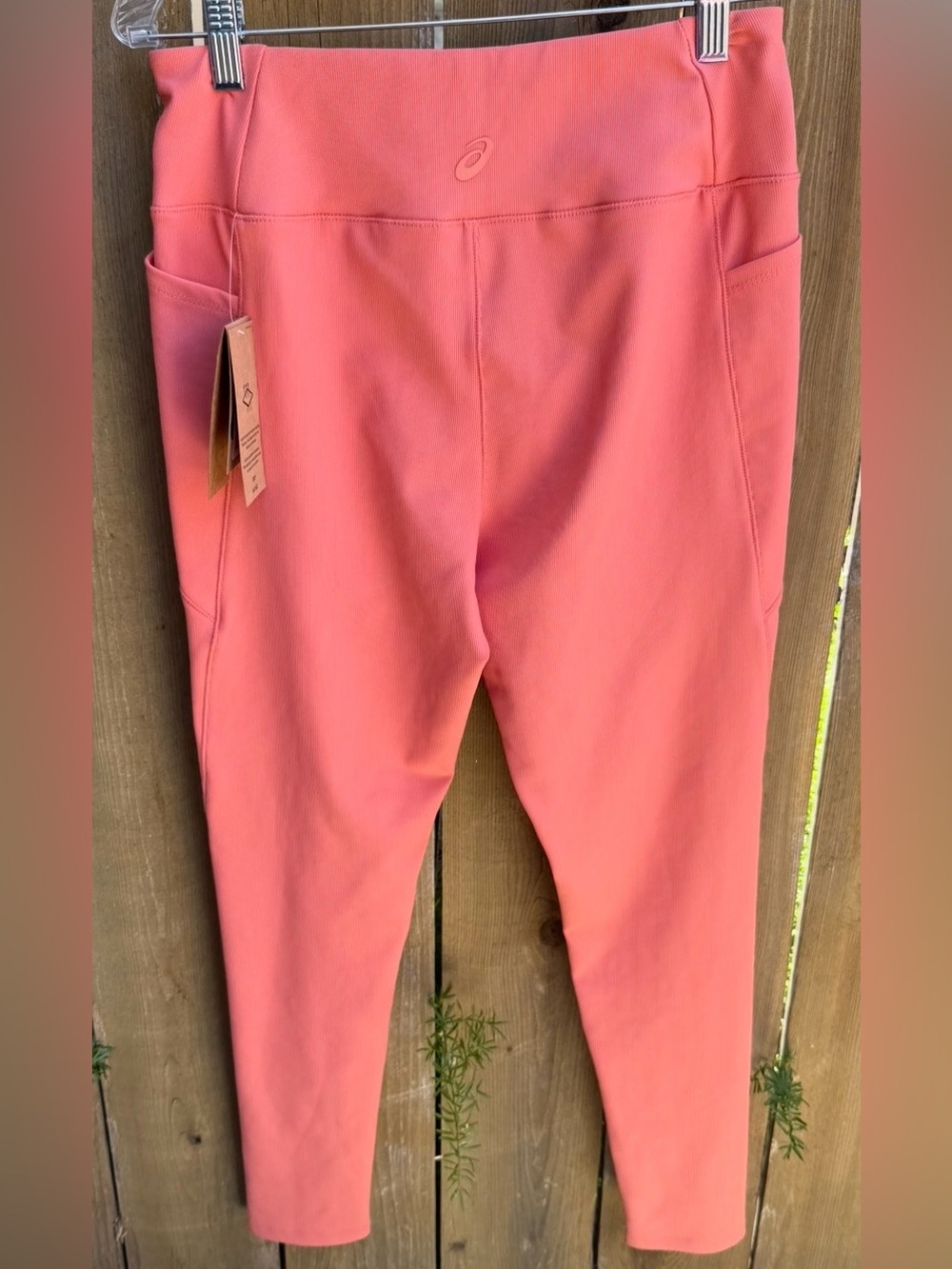 NWT Asics Coral-Red High-Rise Active Tights Medium